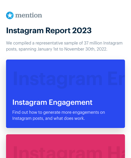 Visuel du projet Instagram Report